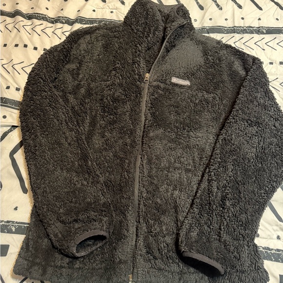 Columbia Black Fleece Jacket - Picture 1 of 3